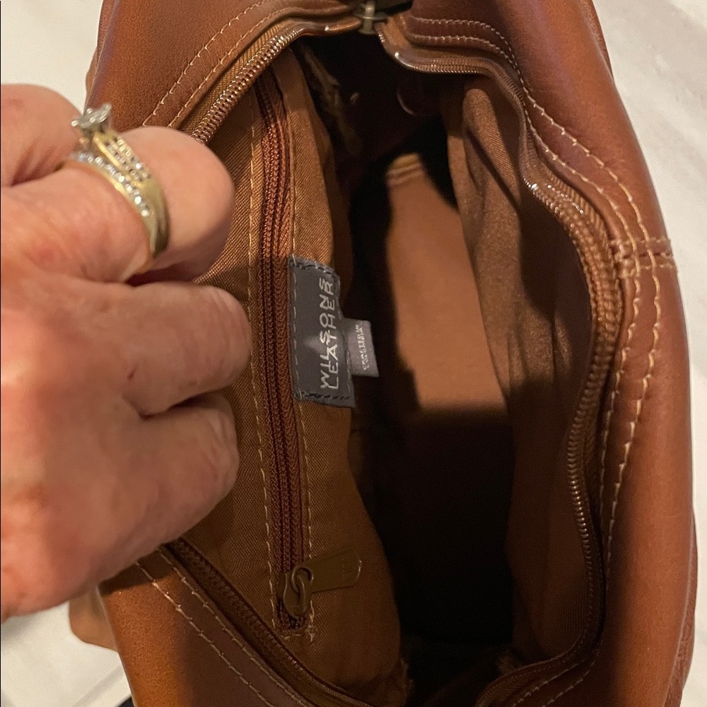 Wilson Brown Leather Mini Backpack - image 6